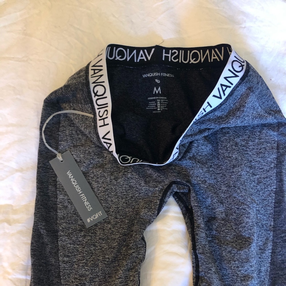 Vanquish fitness grey leggings